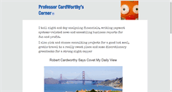 Desktop Screenshot of cardworthy.com